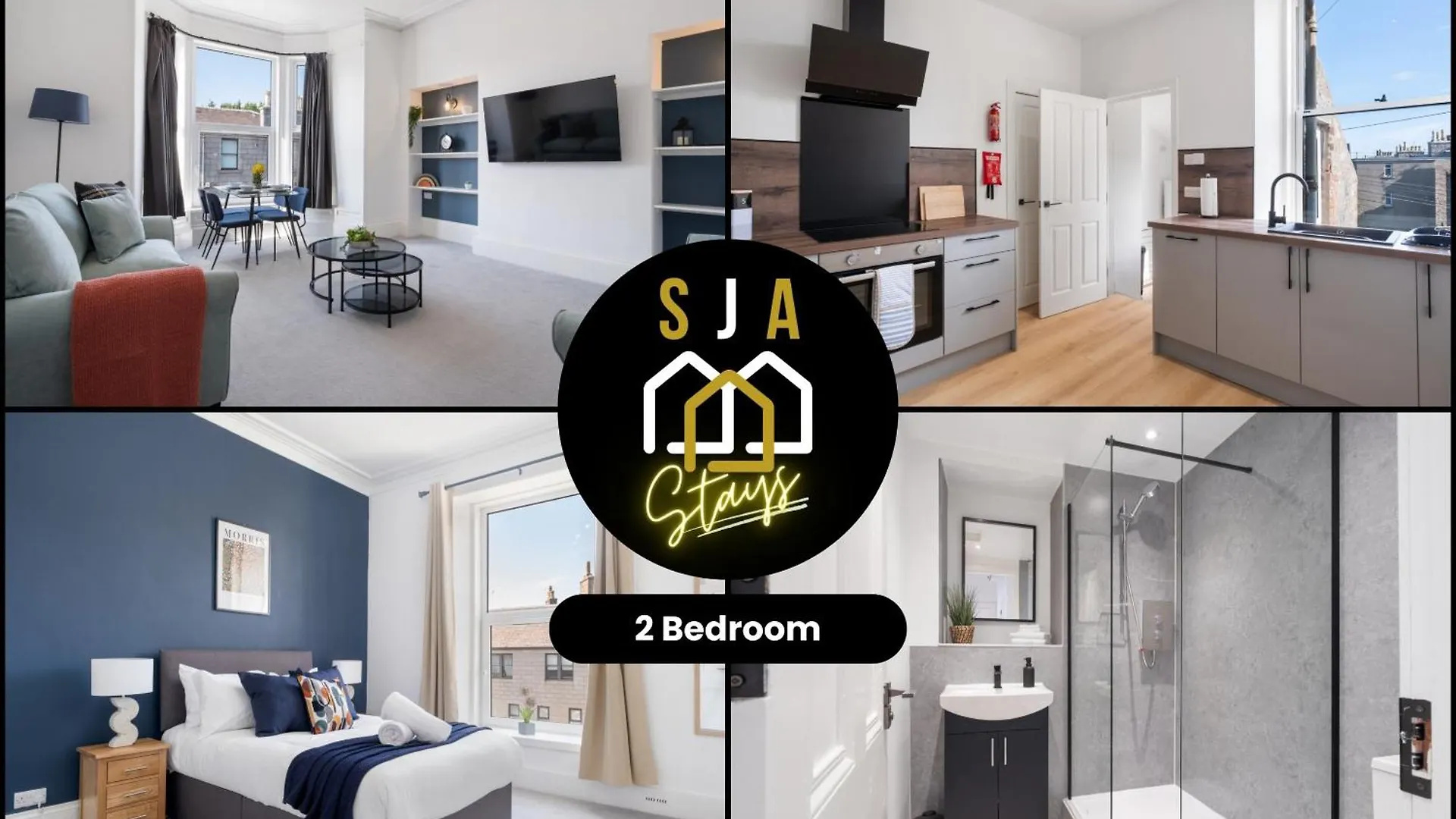 Calsayseat Stay - Sja Stays - Modern 2 Bed Apartment Aberdeen